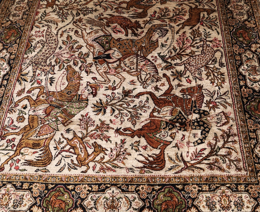 Qum Silk Carpet 160x106