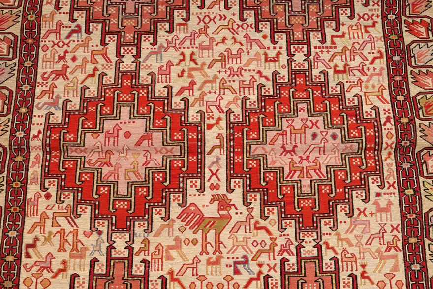 Kilim Silk Carpet 144x105