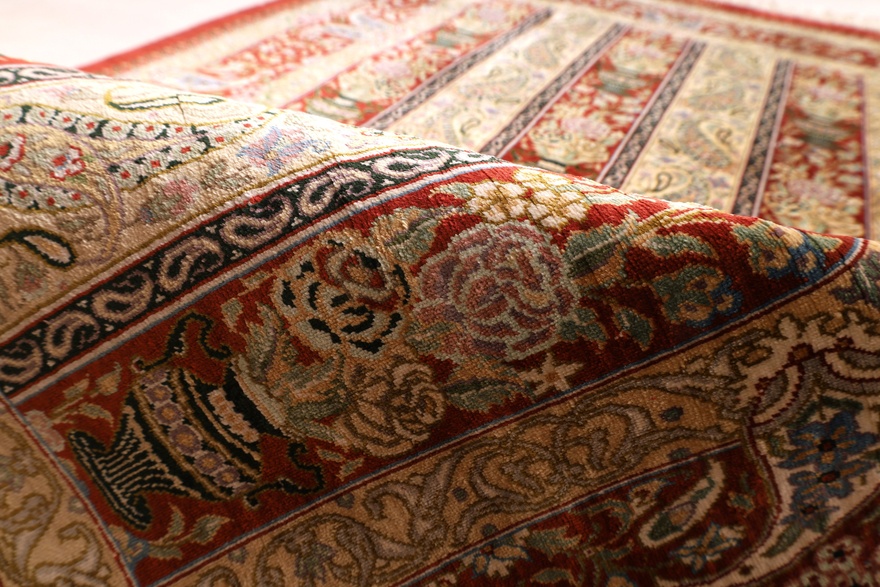 Qum Silk Carpet 125x80