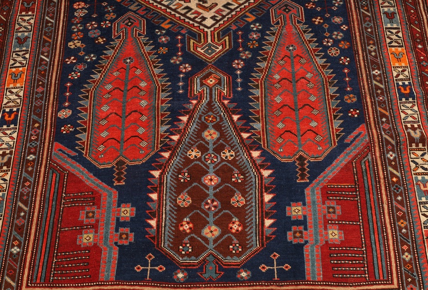 Antique Malayer Carpet  209x121