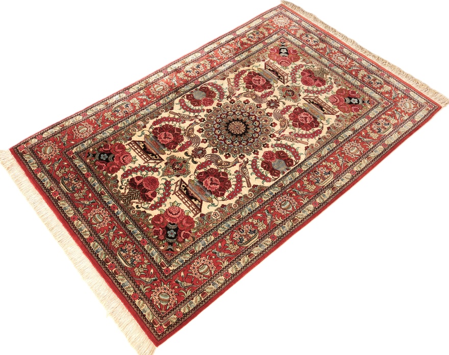 Qum Silk Carpet 123x78