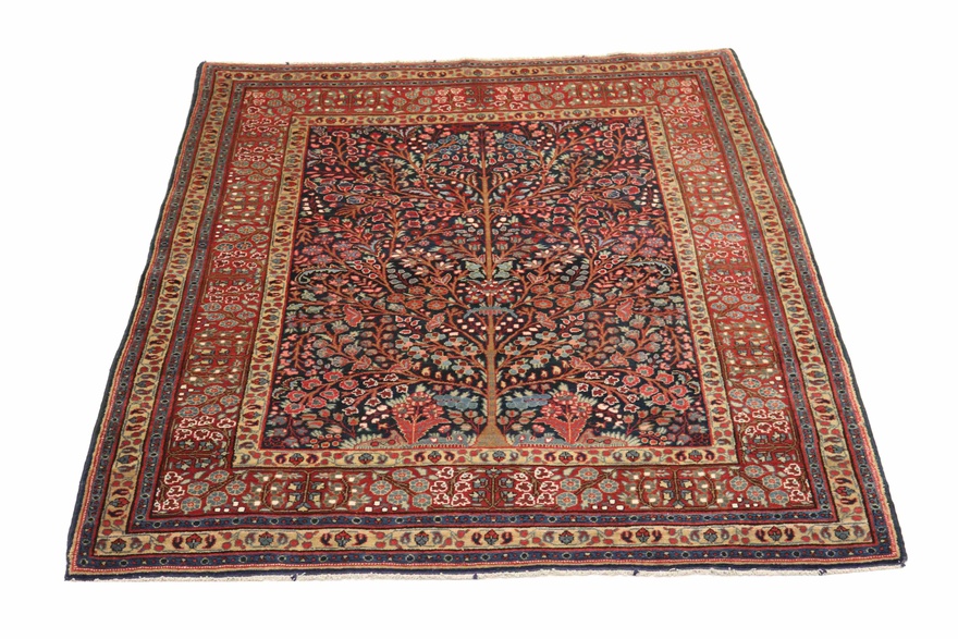 Antique Tabriz Carpet 190x130