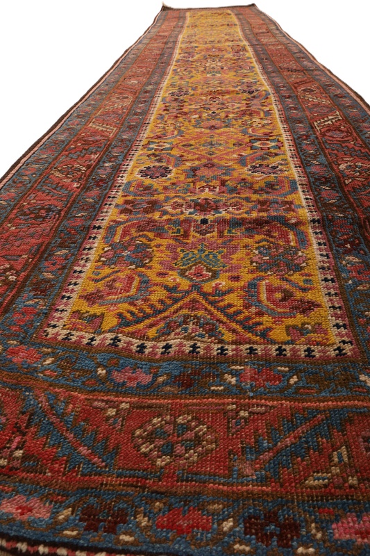 Antique Malayer Carpet  415x90