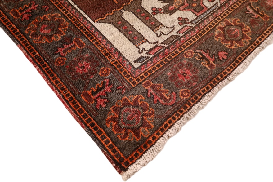 Antique  Baluch Carpet 210x108