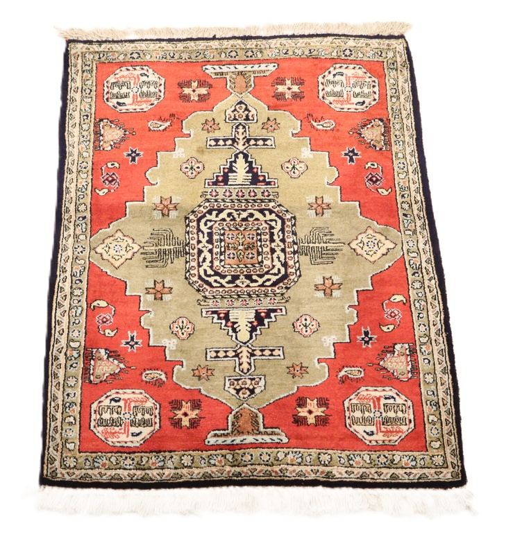 Qom Silk Carpet 80x55