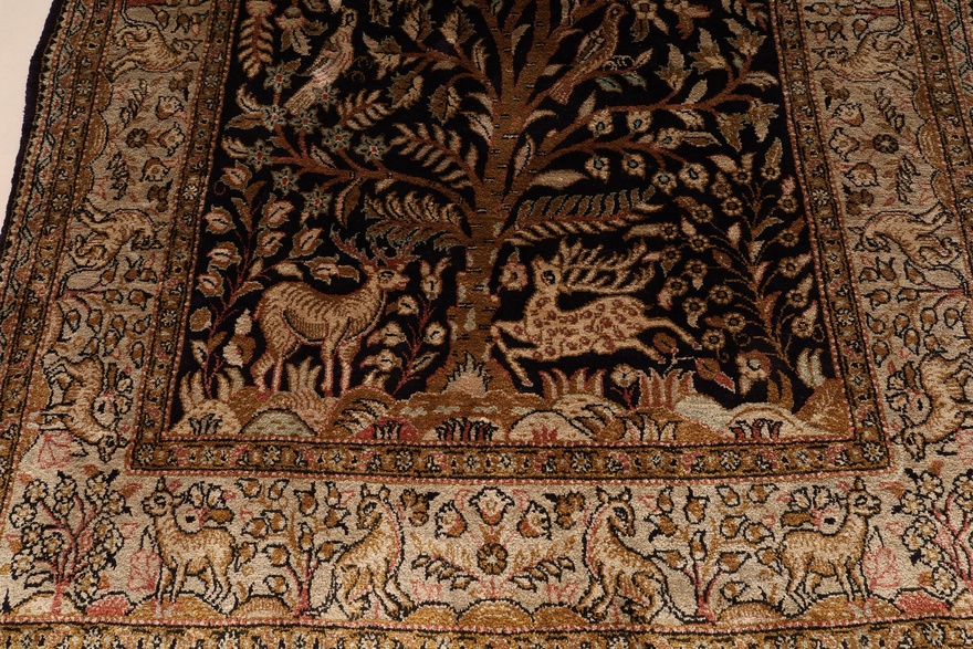 Qum Silk Carpet 130x75