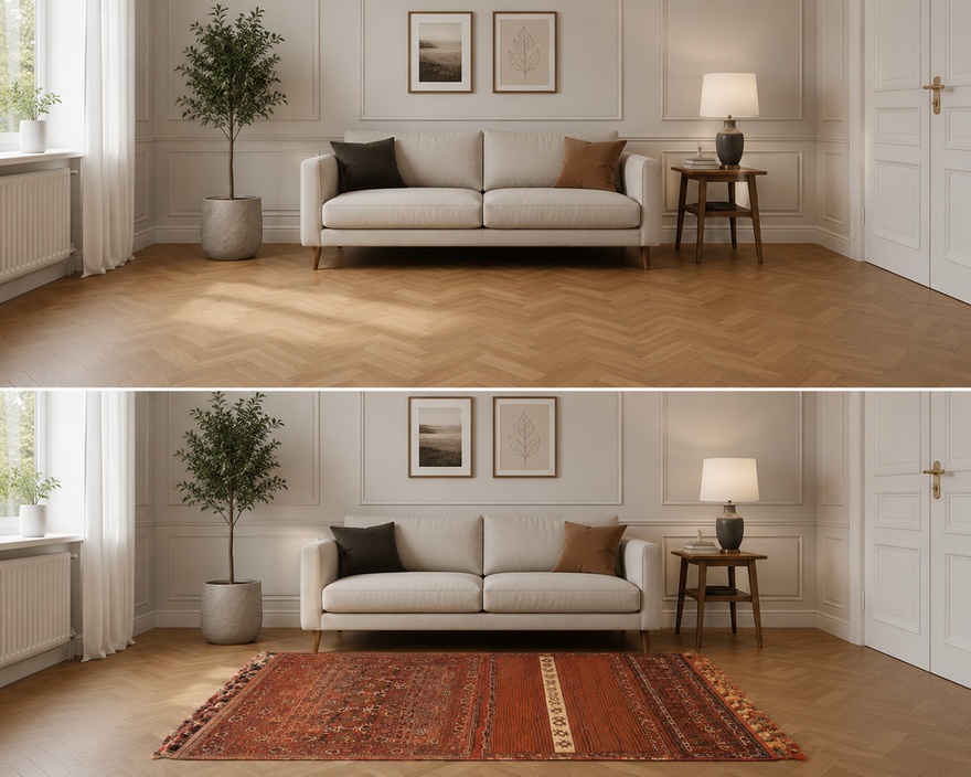 Antique Ghuchan Carpet  210x110