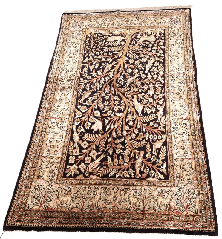 Qum Silk Carpet 130x75
