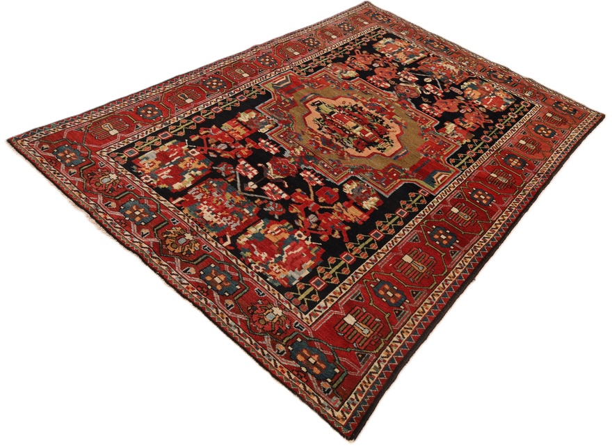 Antique Bakhtiar Carpet  208x145