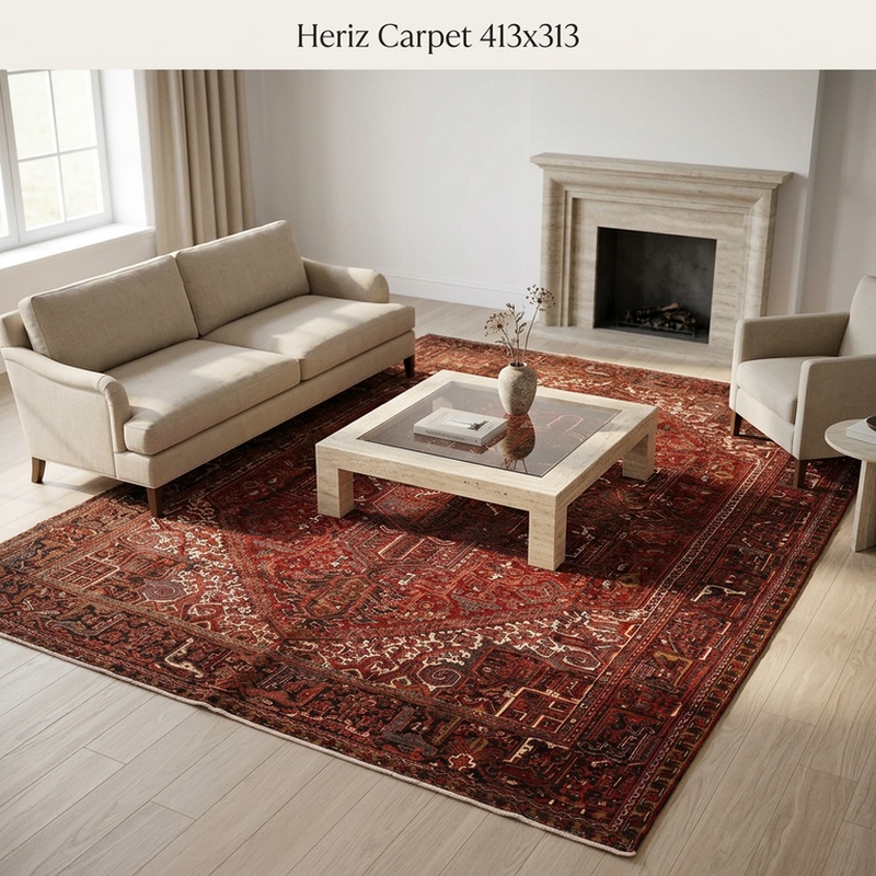 Heriz Carpet  413x313