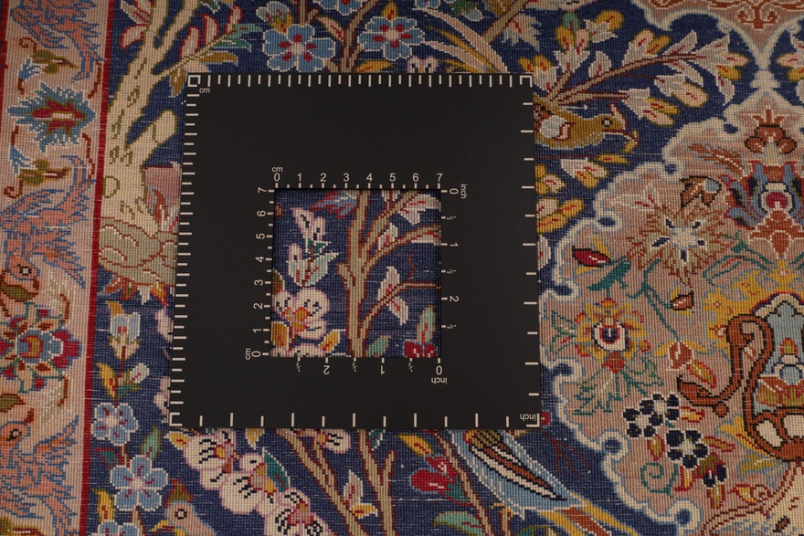 Antique Isfahan Carpet  92x70