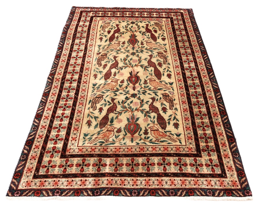 Antique  Baluch Carpet 185x113