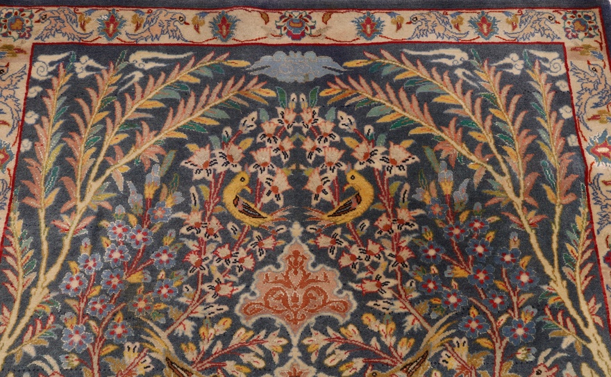 Antique Isfahan Carpet  92x70