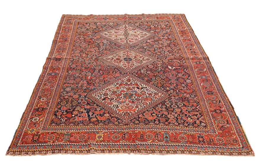 Antique Ghashghai Carpet  237x157
