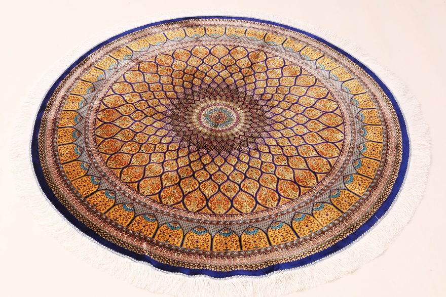 Ghom Geometric design Carpet 150x150