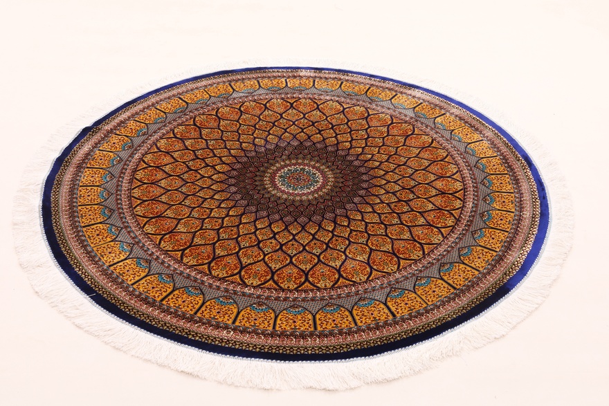 Ghom Geometric design Carpet 150x150