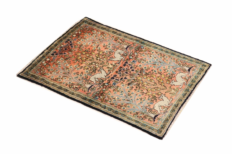 Ghom Silk Carpet 80x58
