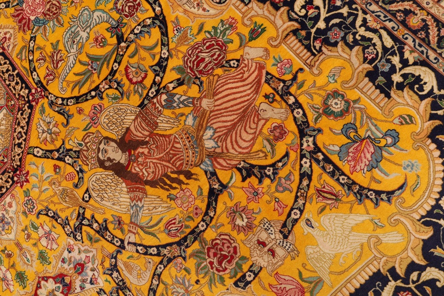 Antique Tabriz 70 Raj Carpet  410x300