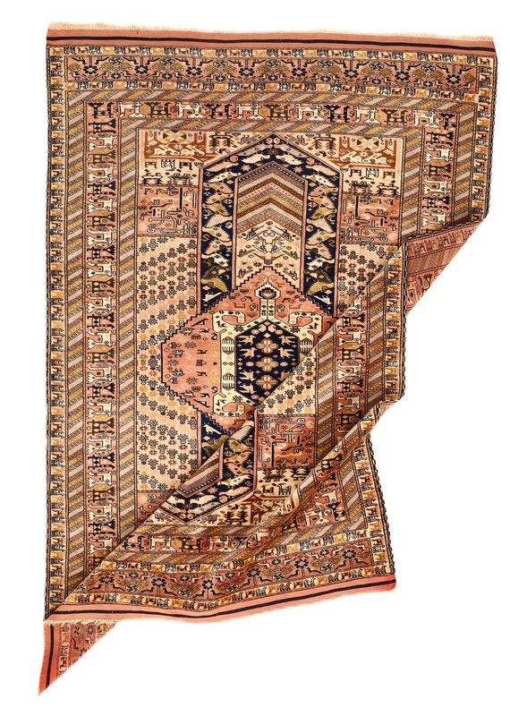 Antique Ghuchan Carpet  182x126