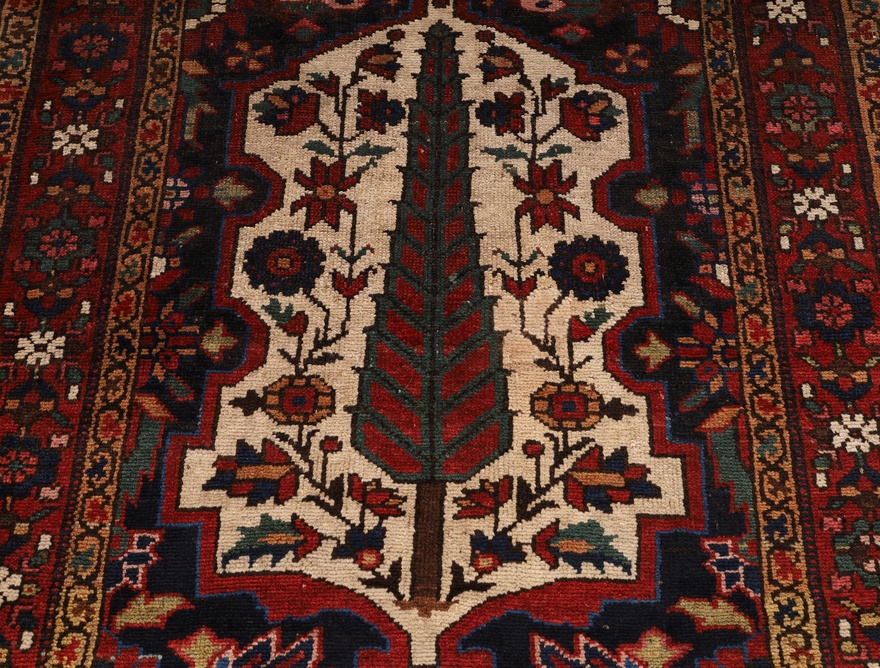 Antique BAKHTIAR Carpet 272x110