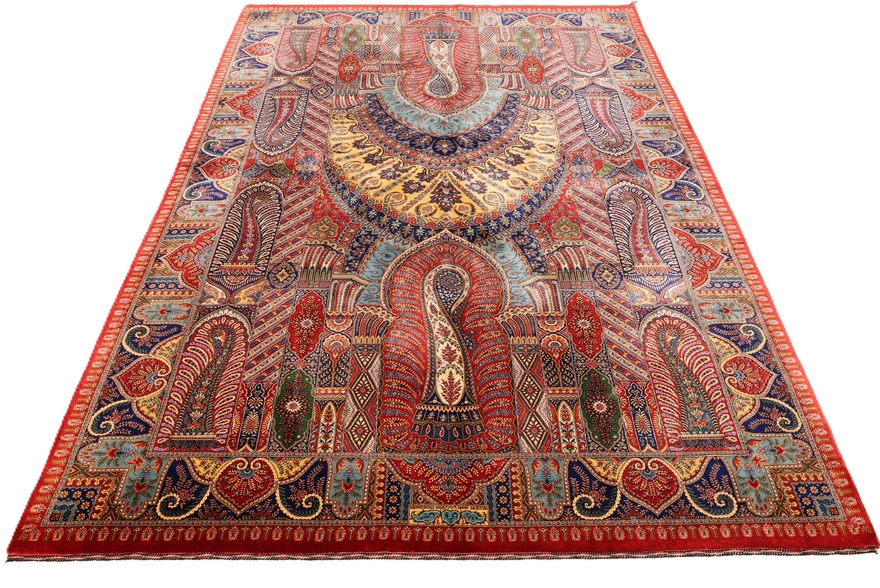 Qom Silk HosseinKashizadeh Carpet  205x140