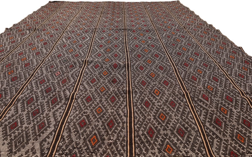 Antique Kilim Fars Carpet  235x182
