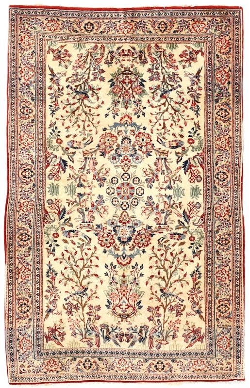 Antique Nain6La Carpet 120x74