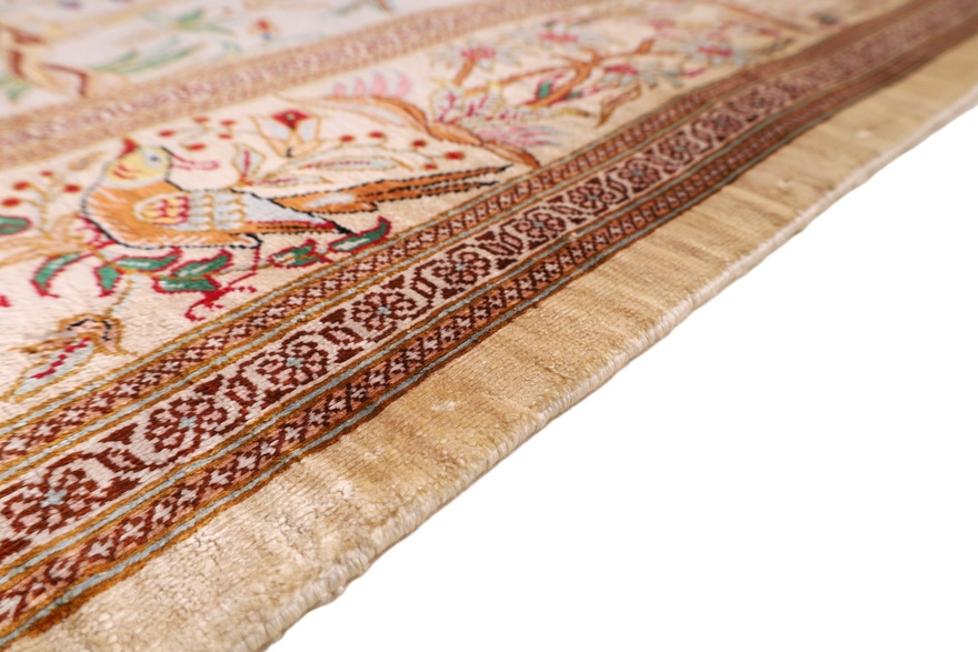 Qum Salehi Silk Carpet 157x100