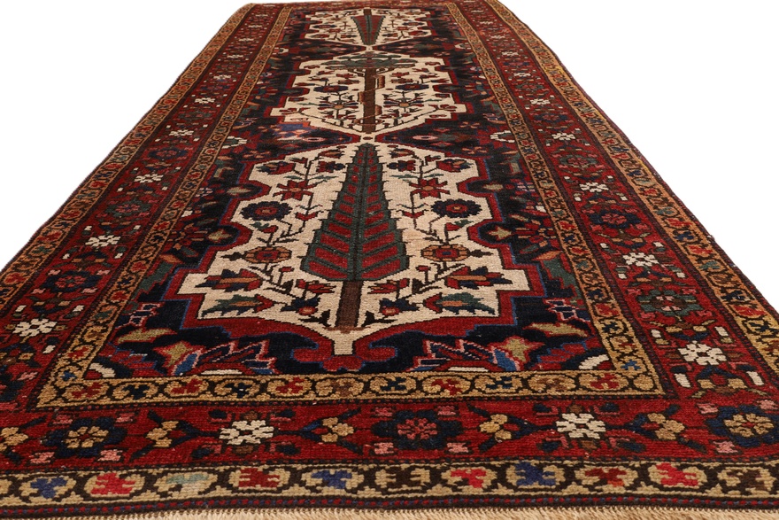 Antique BAKHTIAR Carpet 272x110