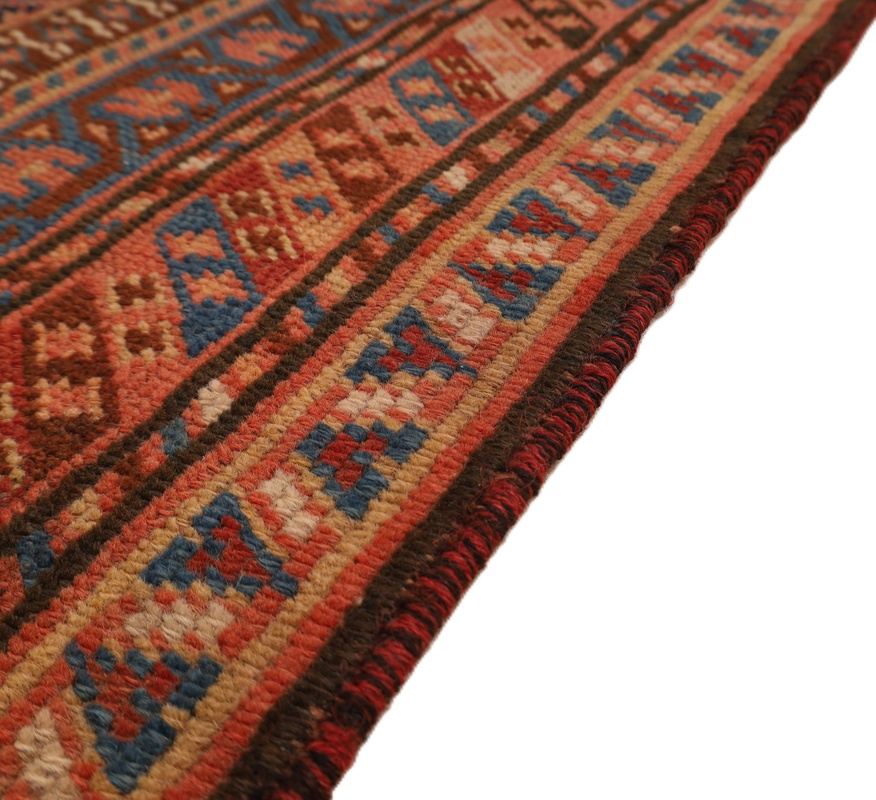 Antique Ghashghai Carpet  216x107