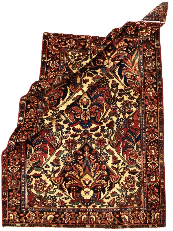 Antique BAKHTIAR Carpet  202x141