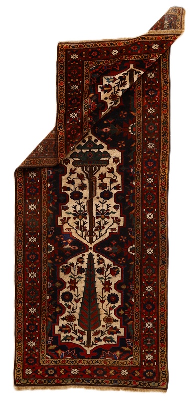 Antique BAKHTIAR Carpet 272x110