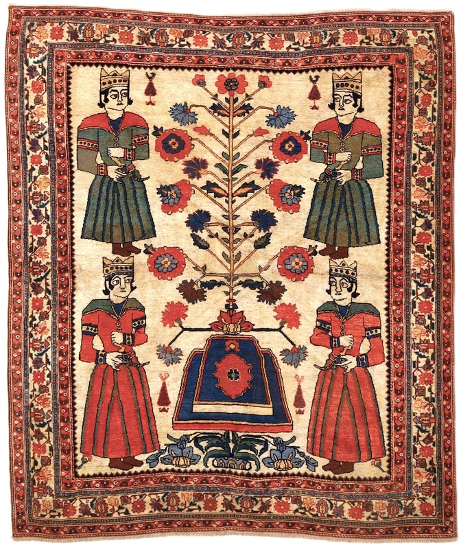 Malayer Antique Carpet 174x152