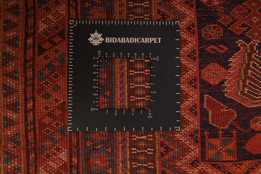 Antique Ghashghai Carpet  216x107