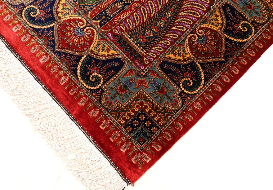 Qom Silk HosseinKashizadeh Carpet  205x140