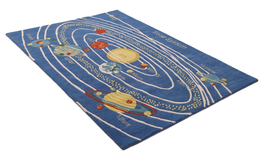 Kids Space  Solar System & Planets Design Carpet  242x170
