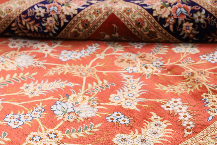 Qom Silk Carpet 150x98