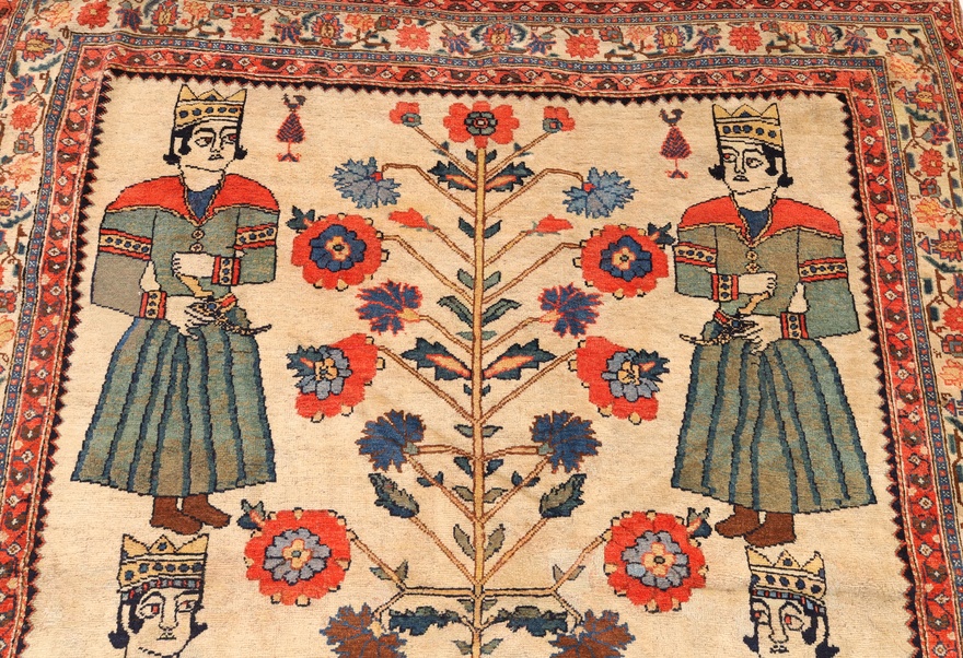 Malayer Antique Carpet 174x152