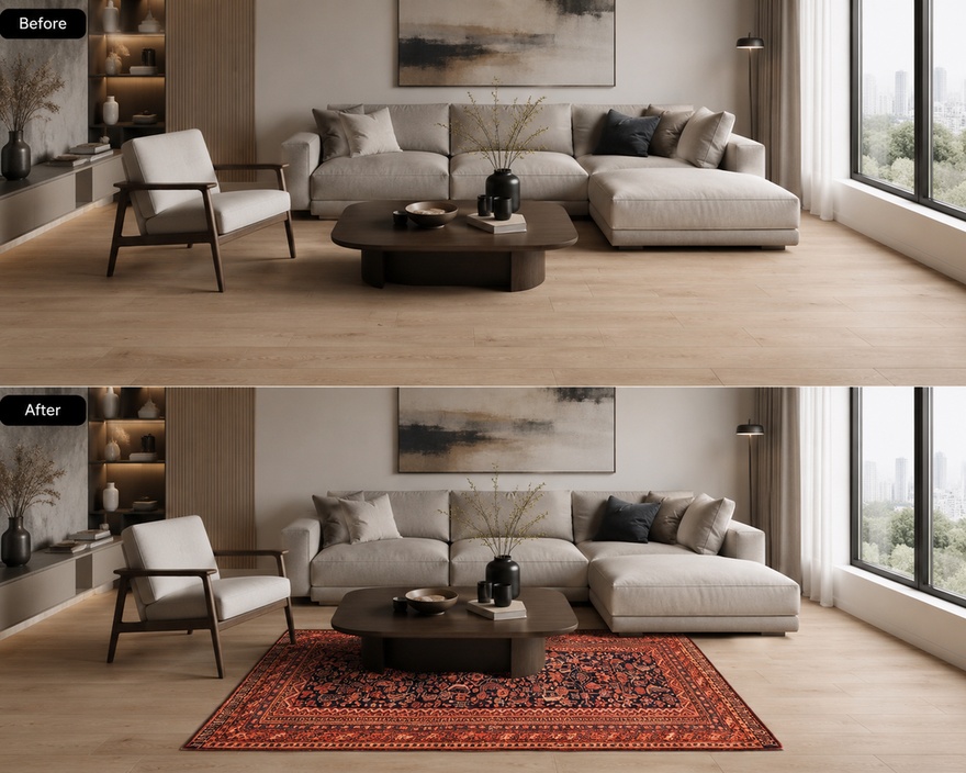 Antique Ghashghai Carpet  216x107