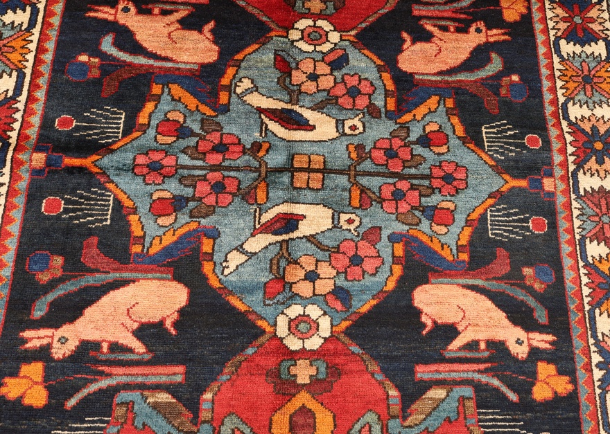 Antique BAKHTIAR Carpet  200x132