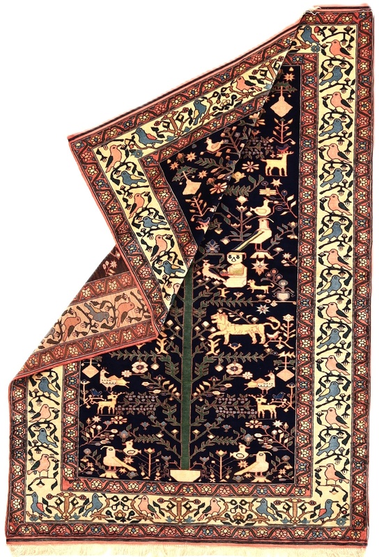 Antique Ghuchan Carpet  200x138