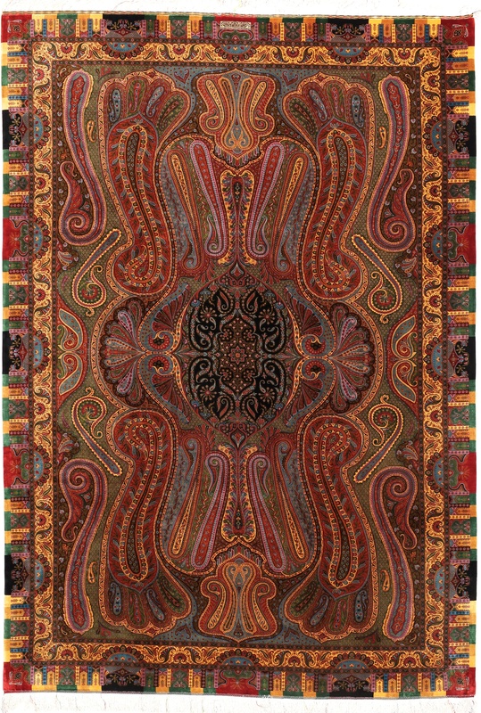 Qom Silk HossenKashizadeh Carpet 300x200