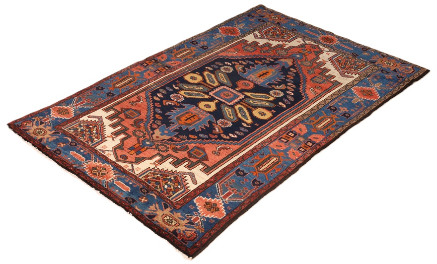 Antique Zanjan Carpet 206x129