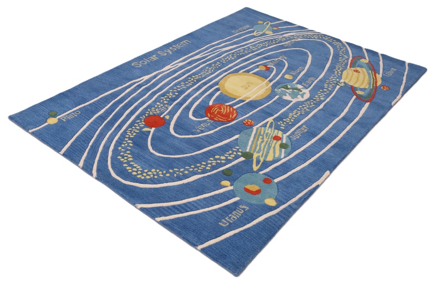 Kids Space  Solar System & Planets Design Carpet  242x170