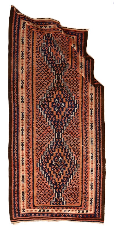 Antique Kilim Carpet  286x128