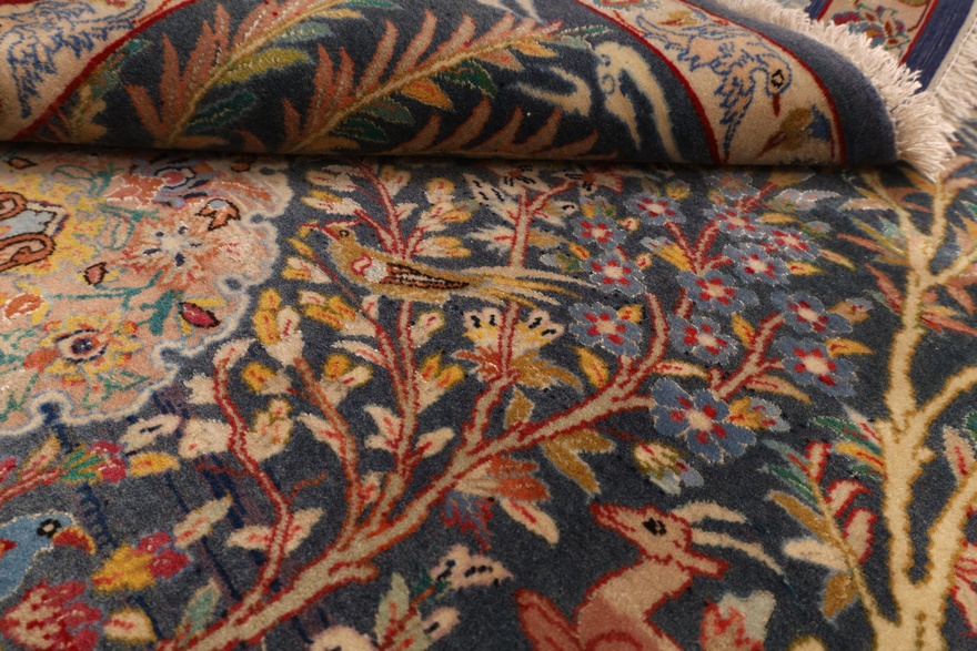 Antique Isfahan Carpet  92x70