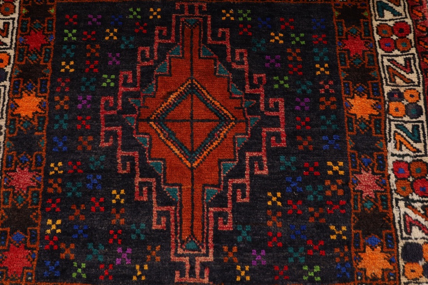 Antique Baluch Carpet 150x66
