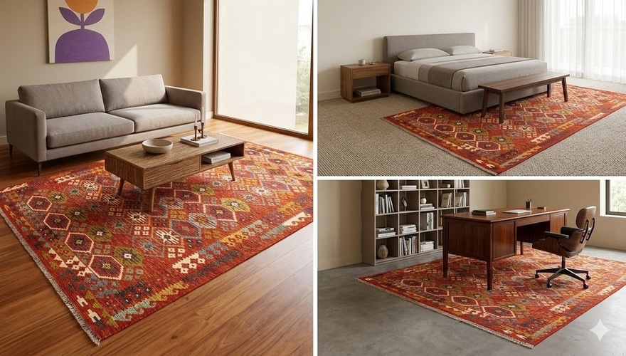 Kilim Carpet 304x202