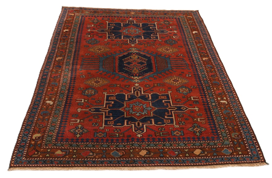 Antique Heriz Carpet  190x153