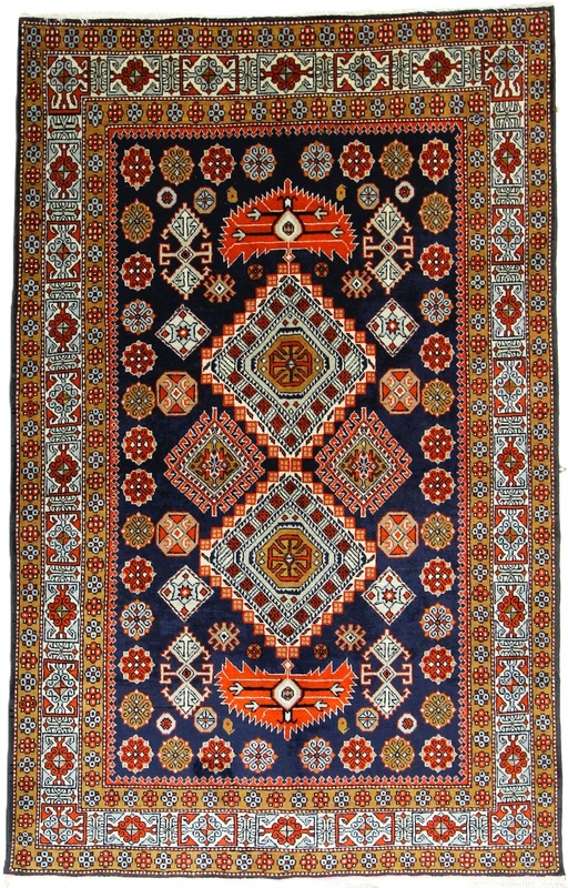 Antique Russian  Carpet 200x127